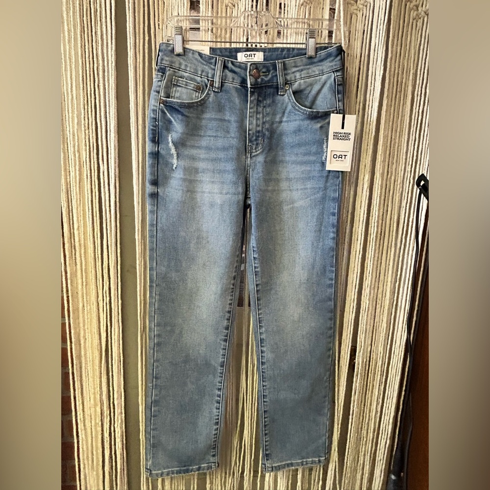 Oat New York High Rise Relaxed Straight size 26